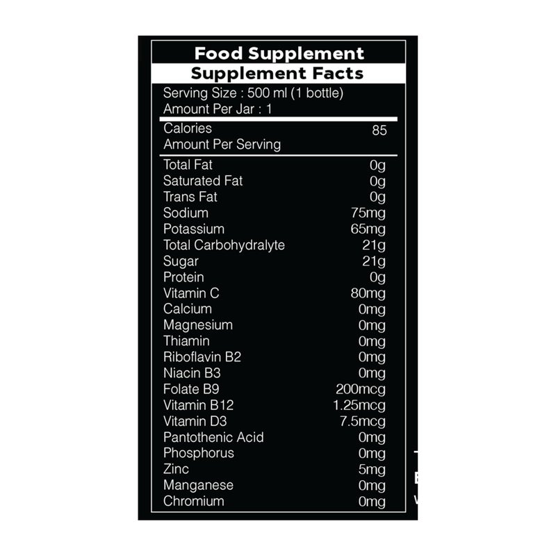 Hydralyte VitaSport+ Vitamin Hydration Drink Orange 500ml | Defence Blast | Vitamin C, D, Zinc | Electrolyte Replacement - Image 2