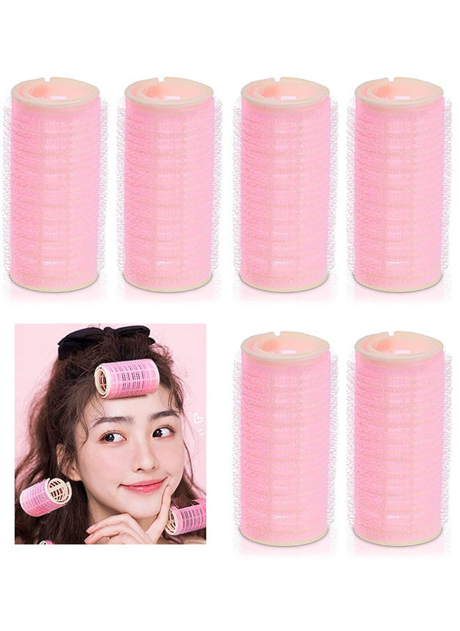 Depend - 6 Pcs Plastic Hair Rollers Curlers Bangs Air Hair Rollers For Bangs Self Adhesive Hair Volume Hair Curling Styling Tools - Image 1