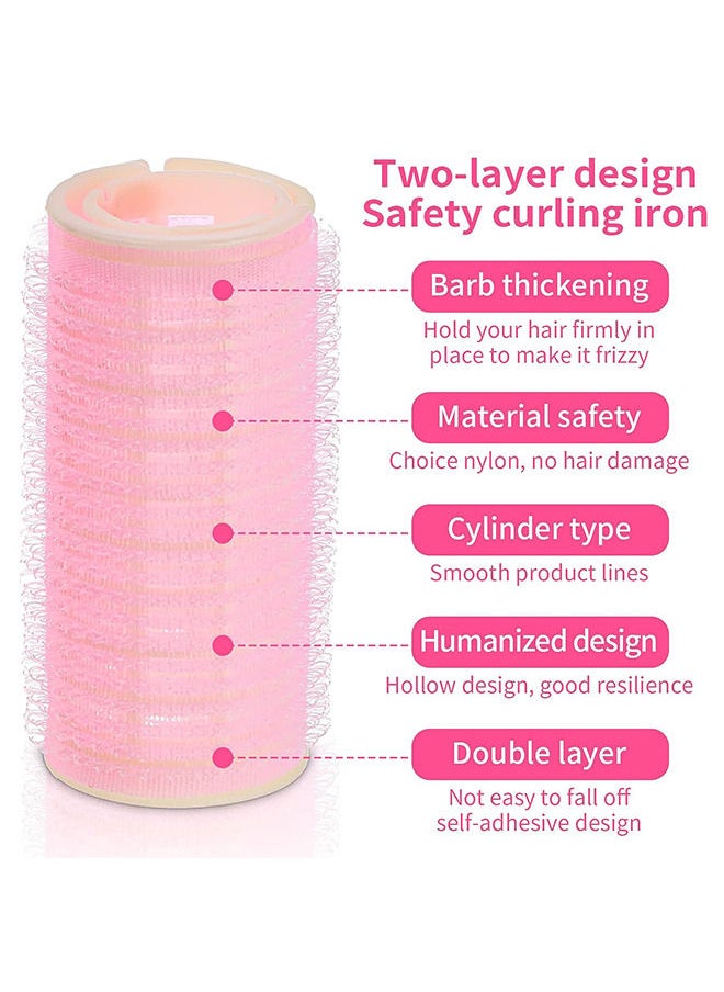 Depend - 6 Pcs Plastic Hair Rollers Curlers Bangs Air Hair Rollers For Bangs Self Adhesive Hair Volume Hair Curling Styling Tools - Image 1