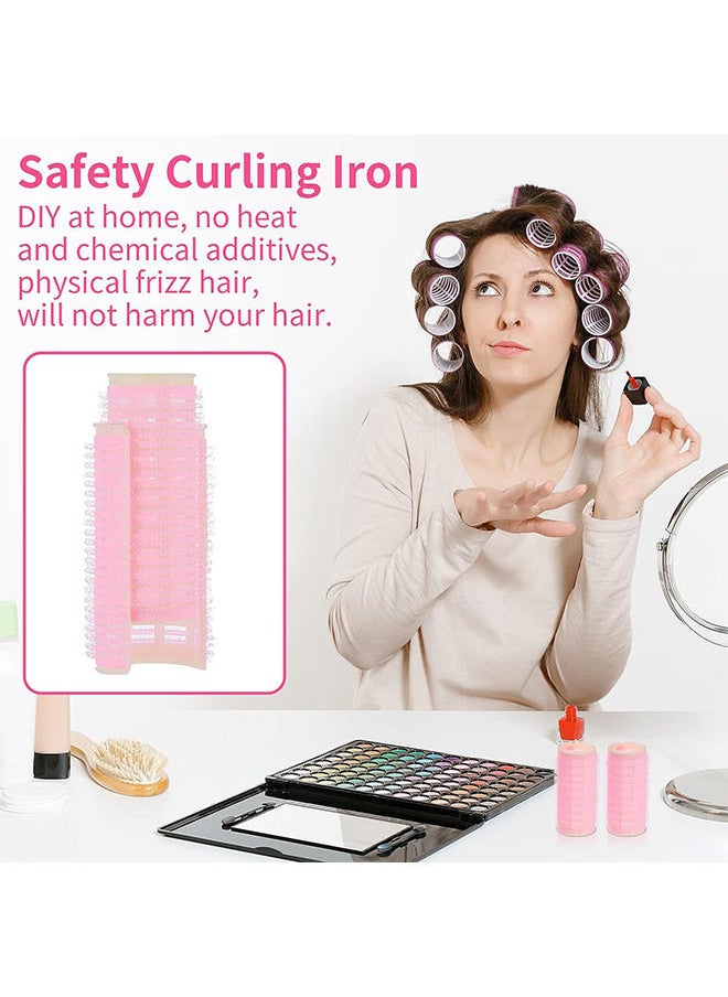 Depend - 6 Pcs Plastic Hair Rollers Curlers Bangs Air Hair Rollers For Bangs Self Adhesive Hair Volume Hair Curling Styling Tools - Image 1