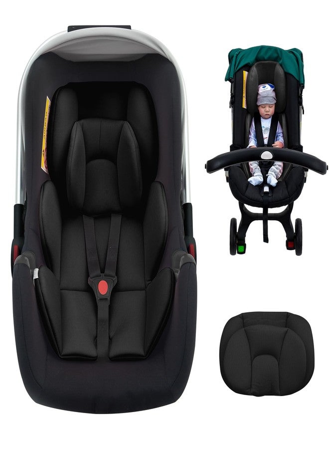 Kaseeous Infant Car Seat Insert with 2 Headrest for Preemie to Toddler, Thickened Baby Car Seat Head Support for Side Impact Protection, Breathabble Newborn Carseat Insert with Filled Spong - Image 1