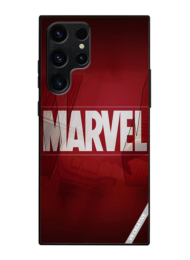 VR CREATIVE Protective Case Cover For Samsung Galaxy S25 Ultra Marvel Logo Design Multicolour