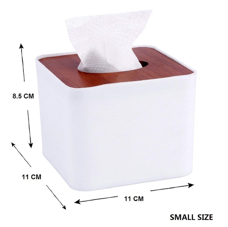 AMIGOS STORE Facial Paper Dispenser Hotel Bathroom Table Top Tissue Paper Holder Pop up Napkin Box CoverPack of 4 - Image 2
