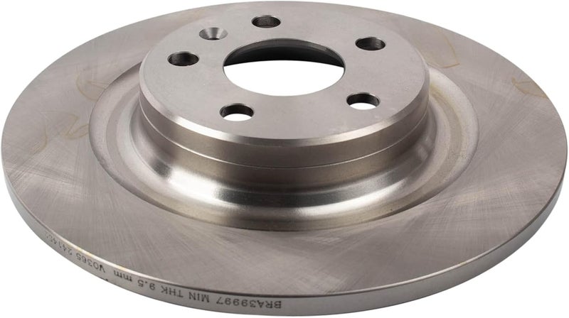 TRQ Rear Brake Rotor Set Solid Compatible with 2019-2023 Volvo S60 2017-2023 S90 2019-2021 V60 2020-2023 V60 Cross Country 2018-2021 V90 2018-2023 V90 Cross Country 2018-2023 XC60 - Image 5