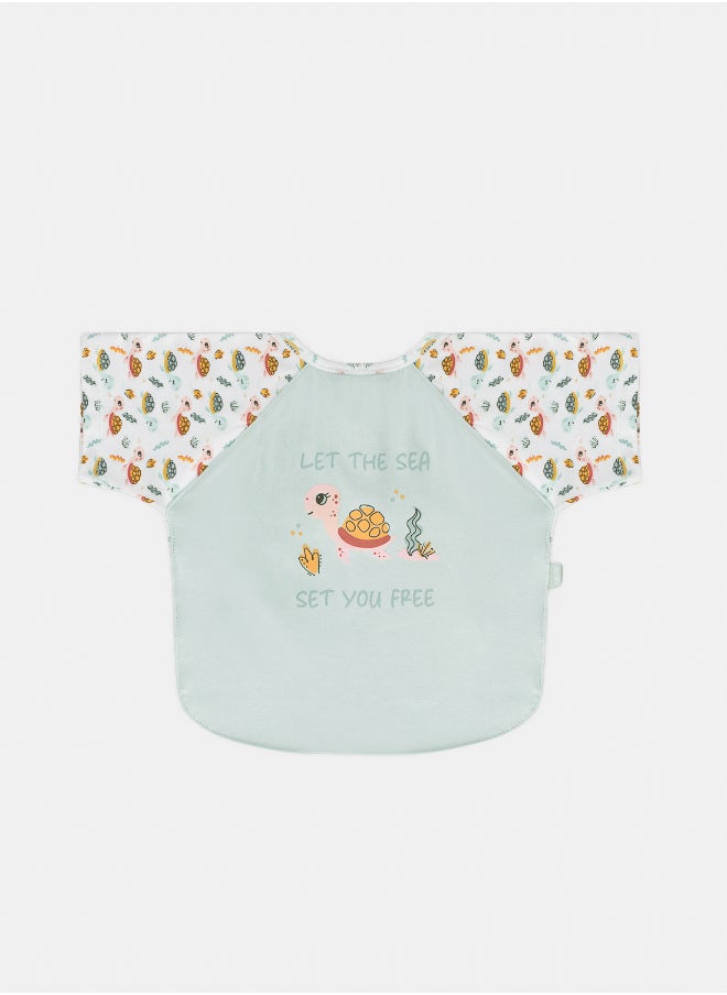 Junior Baby Girls Printed Bib P/2  - Image 1