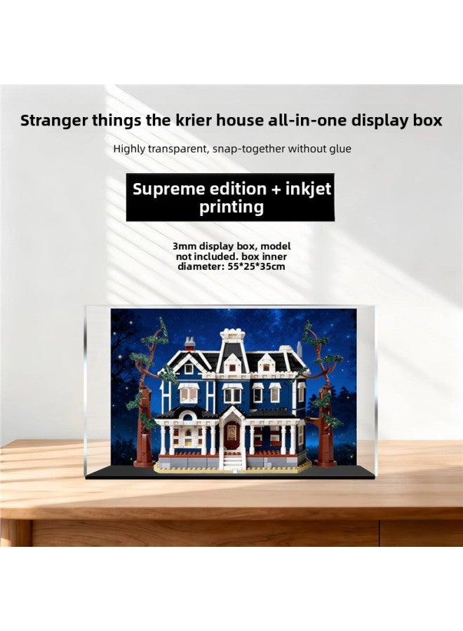 Building Blocks - [supreme style + inkjet printing] black base (thick style) shipped in one piece Building Blocks - STEM Educational Toy, Compatible with Major Brands, DIY Assembly, Kids Creative Learning, Birthday Gift - Image 1