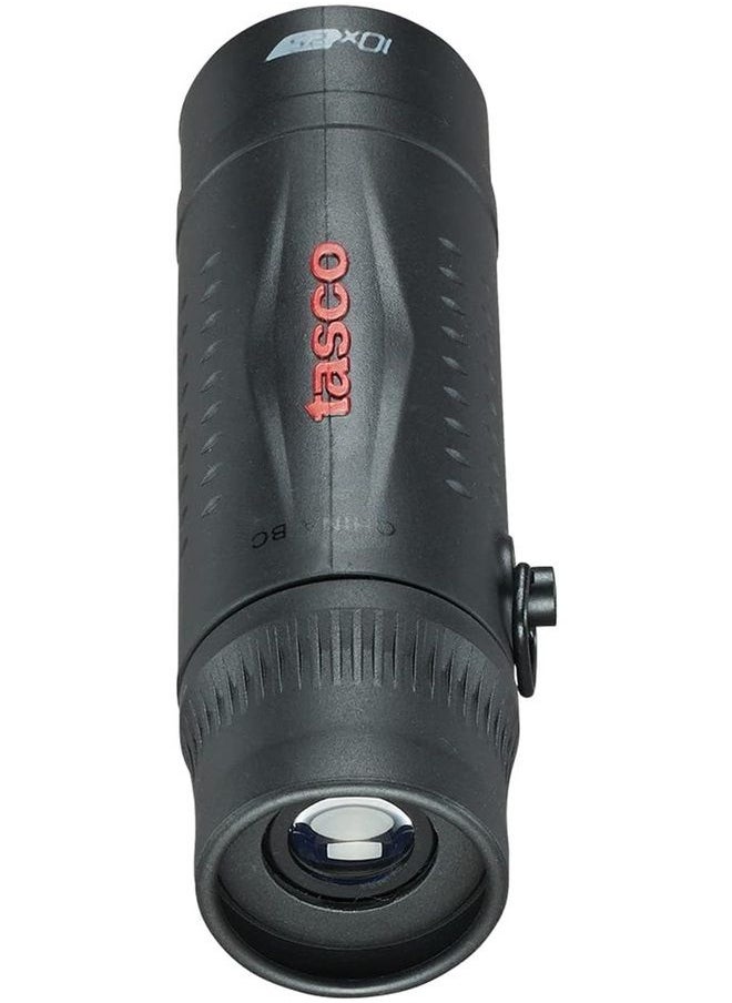Tasco 568125 Essentials Roof MC Box Monocular, 10 x 25mm, Black 