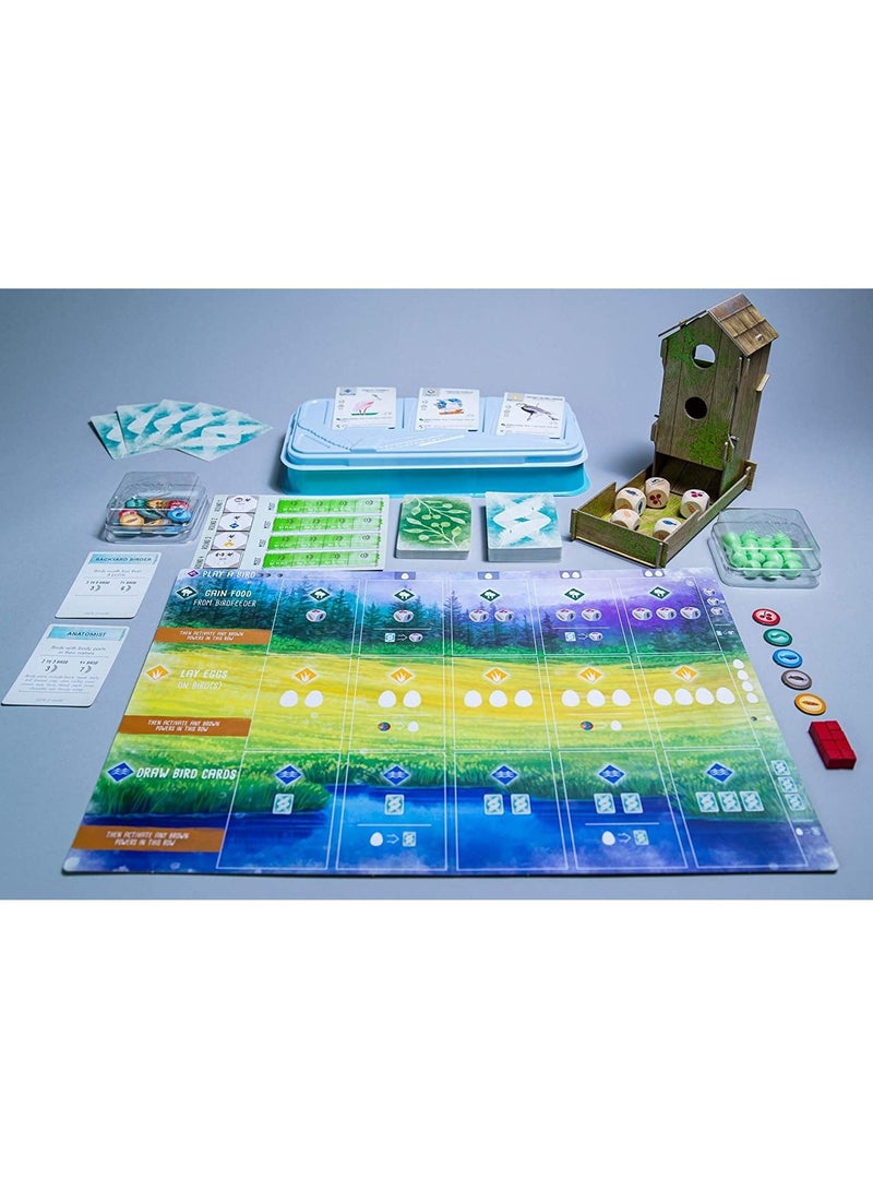 wingspan لعبة Wingspan Board - لعبة مجموعة الطيور، لعبة Stonemaier لبناء المحرك لعدد 1-5 لاعبين - Image 2