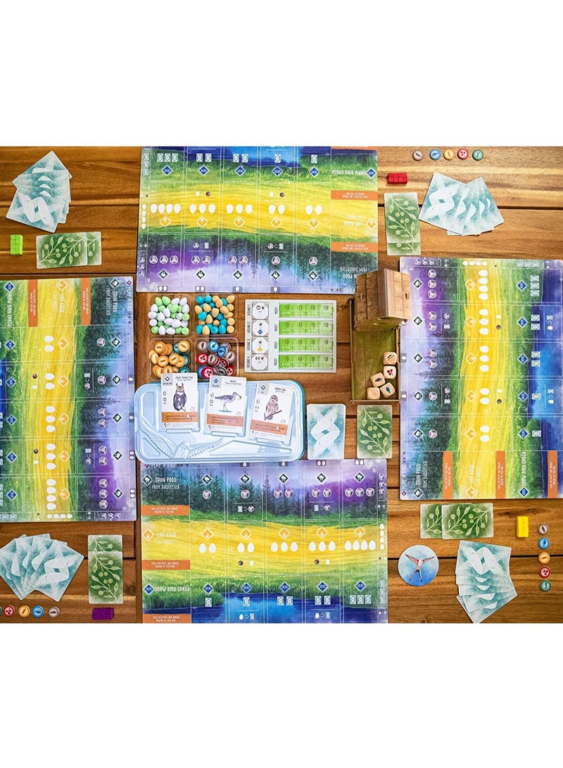 wingspan لعبة Wingspan Board - لعبة مجموعة الطيور، لعبة Stonemaier لبناء المحرك لعدد 1-5 لاعبين - Image 3