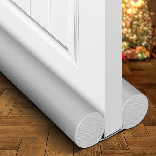 Holikme Door Draft Stopper Door Stoppers for Bottom of Door 32inch, Grey - Image 1