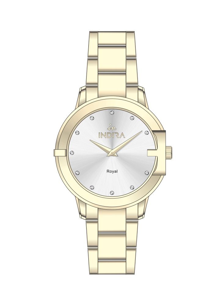 women's stainless steel watch formal and elegant, Indira brand