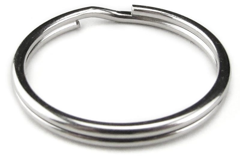 CleverDelights CleverDelights 1 Key Rings  500 Pack  1 Inch Strong Split Key Rings 