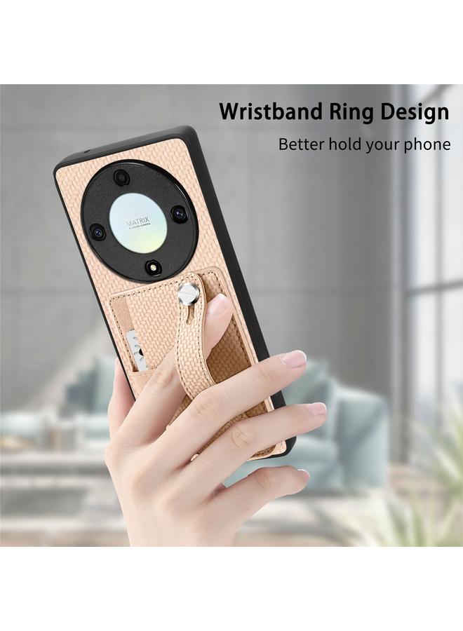 S-TOP Case For Honor X9A Wristband Kickstand Card Wallet Back Cover Phone Case with Tool Knife - Image 4