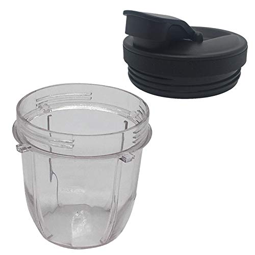 joystar replacement parts blade with 24/28/12oz cup with lid for Nutri Ninja Pro Extractor Blades Assembly Works with these models:Ninja Chef High-Speed Blender CT810/CT805/CT805BRN/CT810C/CT800C (7) - Image 2