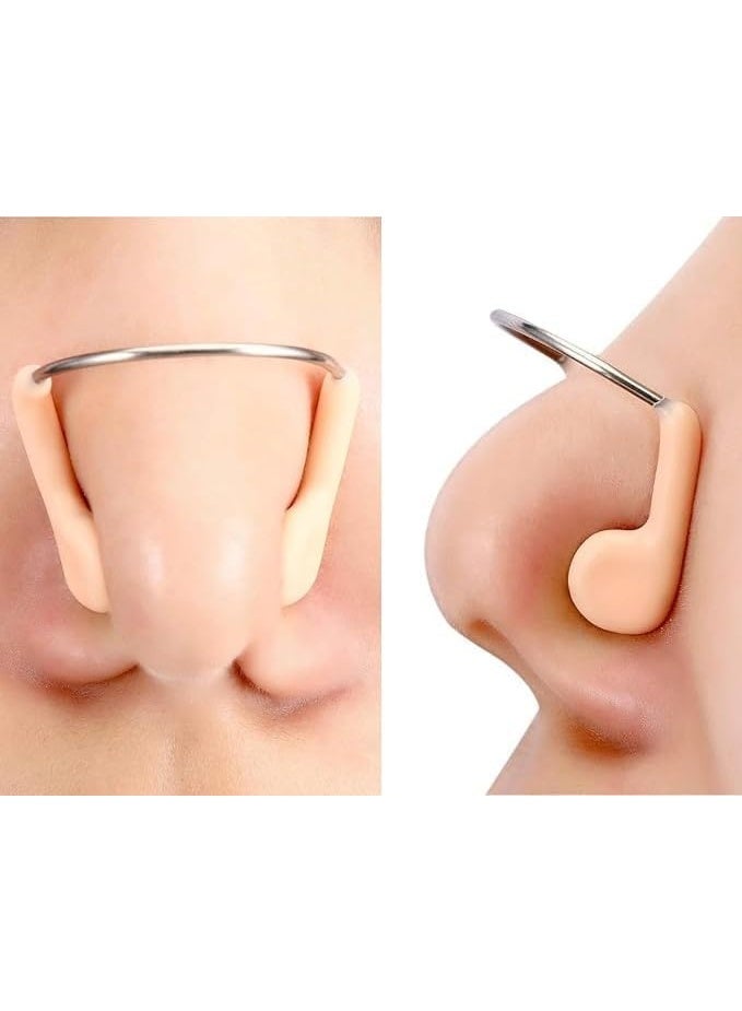 مشبك انف للسباحة، سدادة انف من السيليكون مع صندوق تخزين مرن للاطفال والكبار للسباحة - Image 1