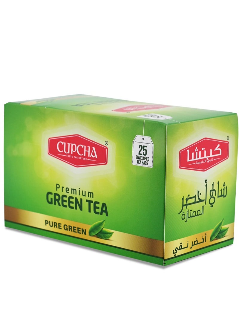 CUPCHA CUPCHA PREMIUM GREEN TEA 25 TEA BAG 