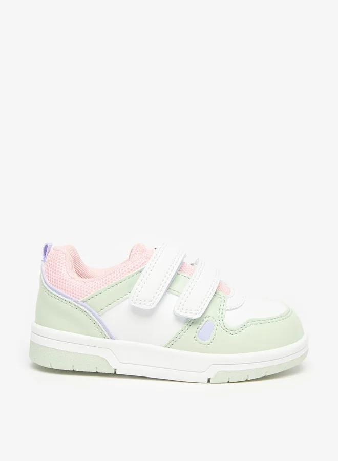 فلورا بيلا من شو إكسبرس Colourblock Sneakers with Hook and Loop Closure