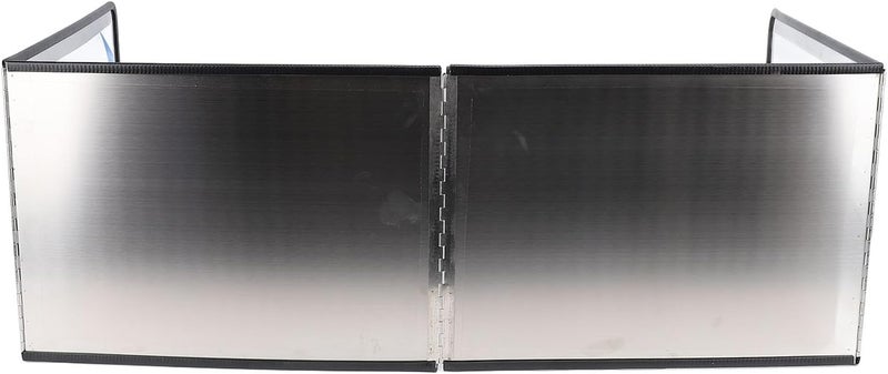 Asixxsix Oil Splatter Guard, 4 Sided 80cm 40cm 304 Stainless Steel Rustproof Foldable Splatter Screen, Fry Wall Guard with Non Stick Coating Heat Insulation for Frying Pan Stove (40x80x40cm / - Image 2