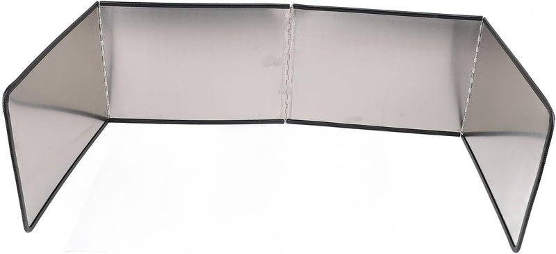 Asixxsix Oil Splatter Guard, 4 Sided 80cm 40cm 304 Stainless Steel Rustproof Foldable Splatter Screen, Fry Wall Guard with Non Stick Coating Heat Insulation for Frying Pan Stove (40x80x40cm / - Image 5