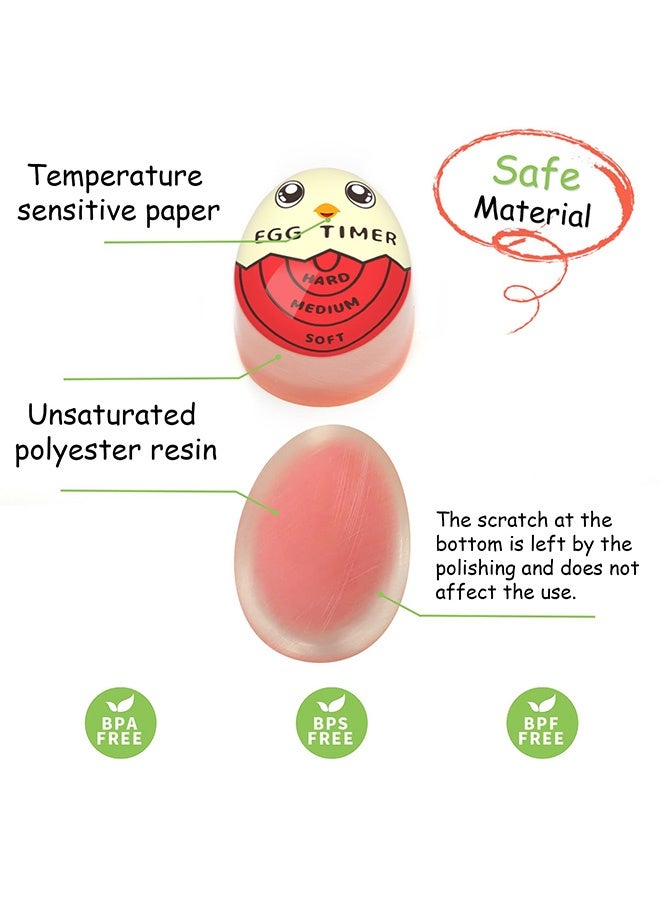 Peachjoy Egg Timer for Boiling Eggs That Changes Color When Done, Color  - Image 4