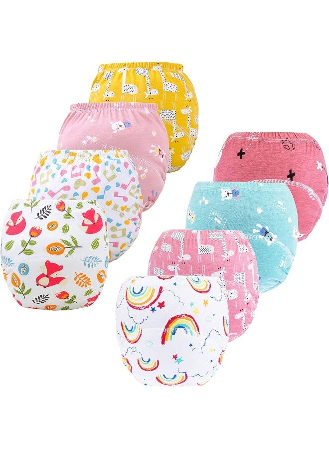 JackLoveBriefs 8 Pack Potty Training Pants for Boys Girls, Learning Designs Training Underwear Pants  - Image 1
