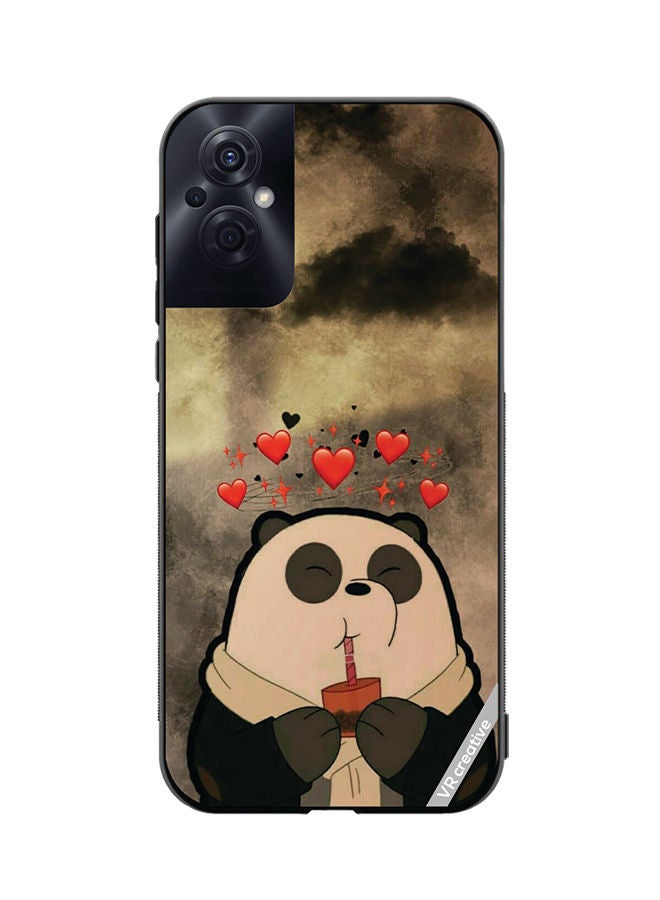 VR CREATIVE Protective Case Cover For Oppo Reno8 Z Panda Design Multicolour - Image 1