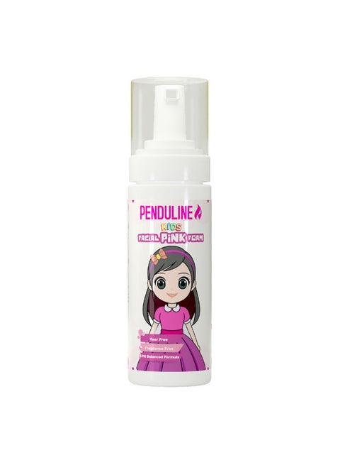 Penduline Kids Facial Pink Foam: Rose Oil & Niacinamide for Hydrated, Glowing Skin | free from Sulfate and alcohol |150 ML