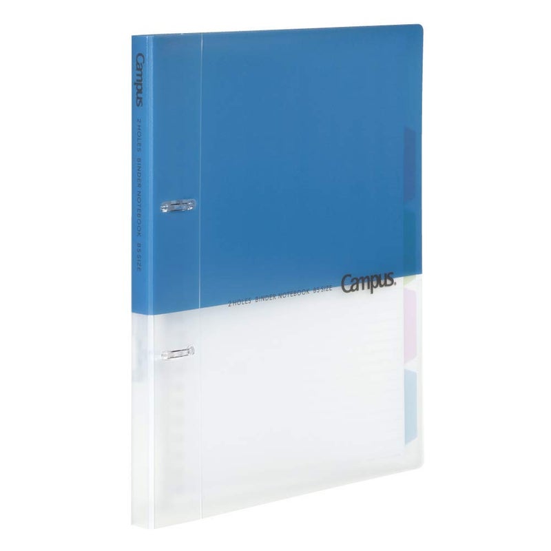 Kokuyo Campus 2-Ring Loose Leaf Binder, B5, 2 Holes, Up to 100 Sheets, Blue, Japan Import (RU-PP358B) - Image 5