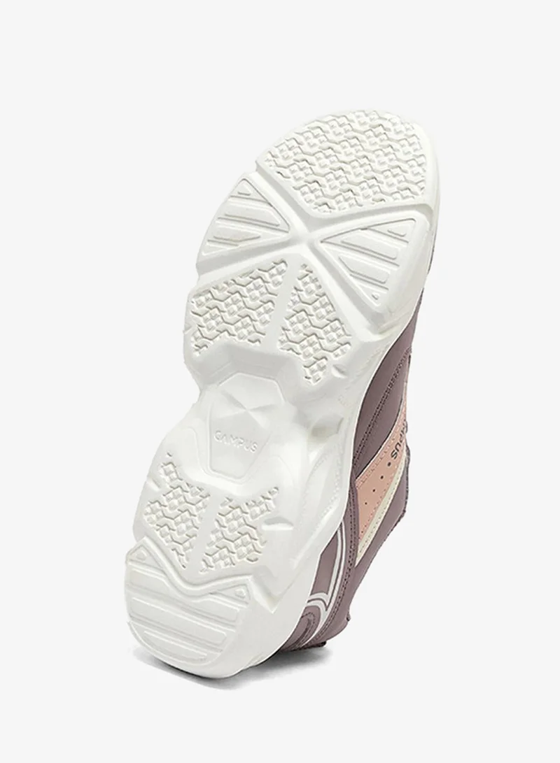 Campus AZURA Women Azura Nitrofly Cushion Lace-Up Sneakers-Mauve for Women | Best Price UAE