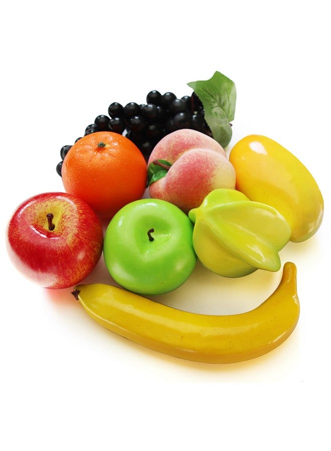 Improvhome Artificial 12 Multi Colours Fruits | 12 Kinds of Artificial Fruits Pack, Fake Fruits for Home Decor, Simulation Fruit Set | Fruit for Home Decoration (Pack of 10 Fruits) - Image 5