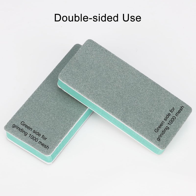stonylab Electrode Polishing Pad, Double Sides Electrode Polish Plate Buffer Sanding Pad for Electrochemical Experiment Lab Research, 1000#/1000# - Image 3