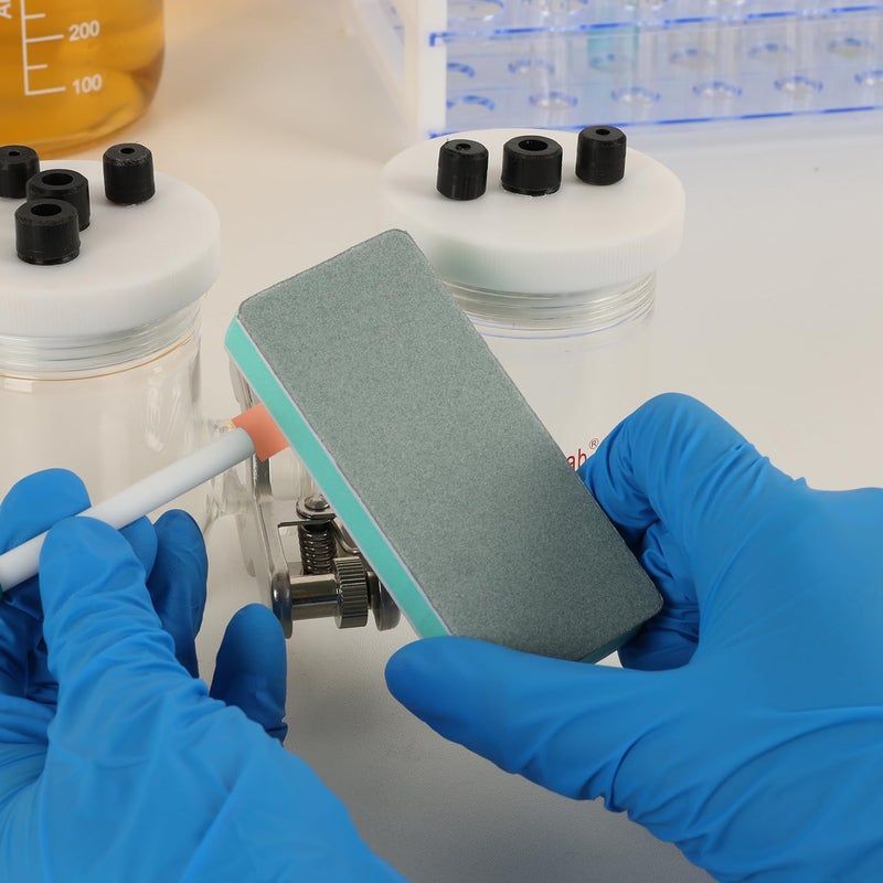 stonylab Electrode Polishing Pad, Double Sides Electrode Polish Plate Buffer Sanding Pad for Electrochemical Experiment Lab Research, 1000#/1000# - Image 5