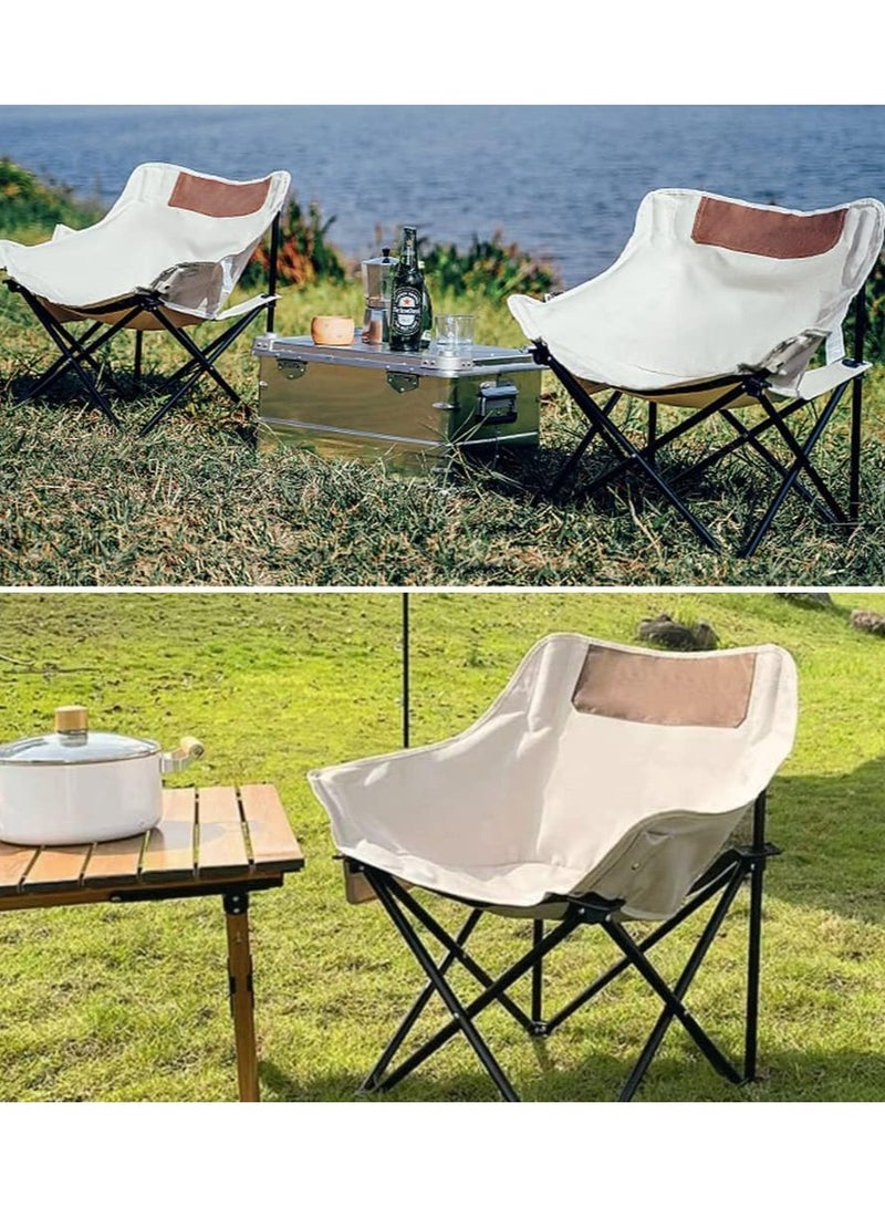 CityRiya-Long 2 Pack Camping Chairs Outdoor Camping Beach Chair Lightweight Gravity Lounge Chair Reclining Patio Chairs Folding Recliner Portable Camping Chair for Beach, Hiking, Picnics - Image 3