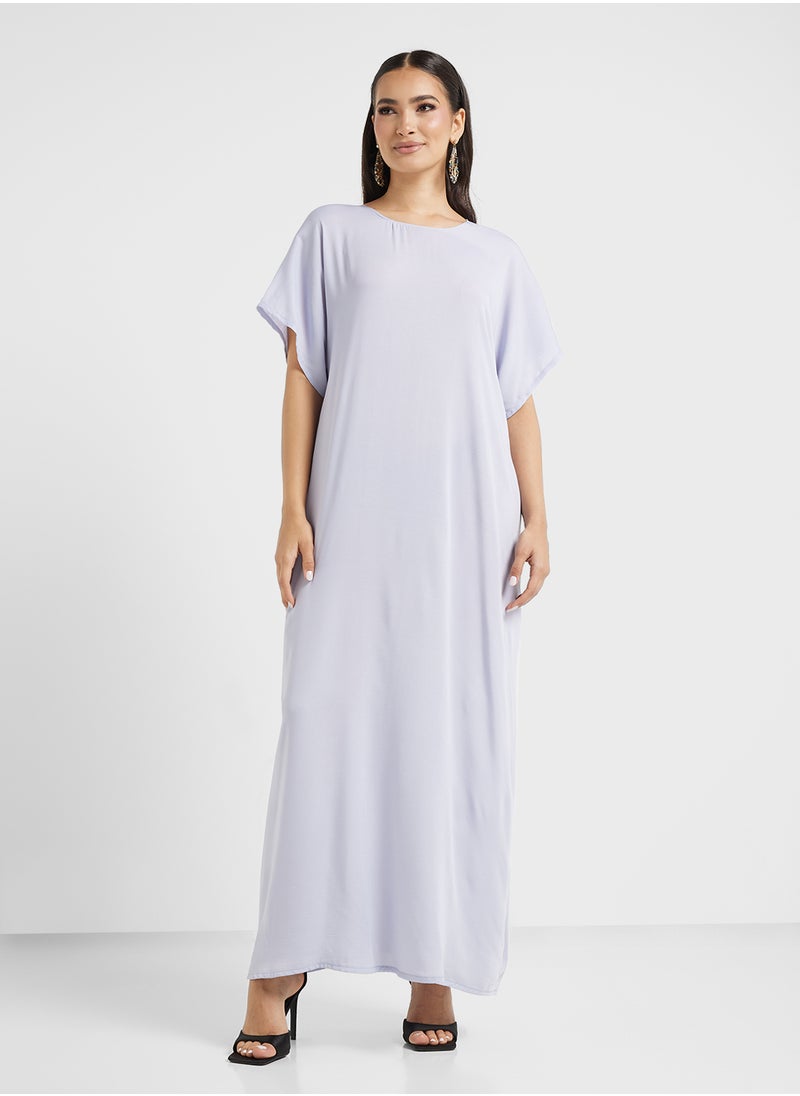 hayas closet Open front Buttoned abaya  - Image 4