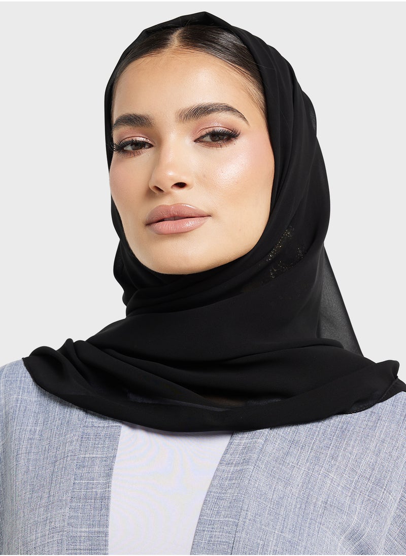 hayas closet Open front Buttoned abaya  - Image 5