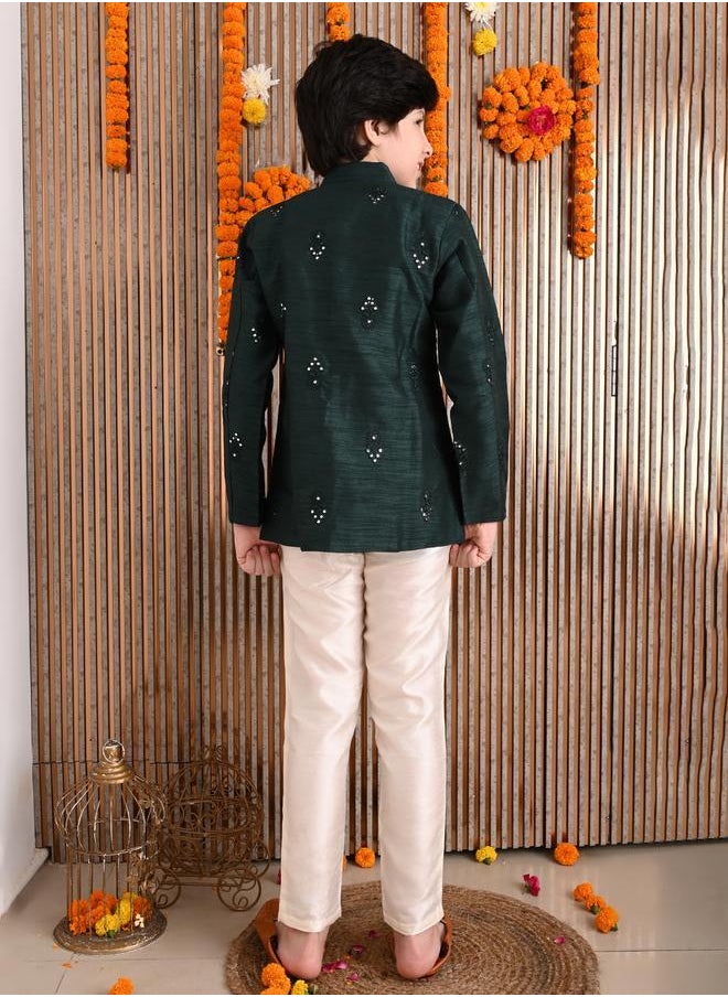 LILPICKS Emroidered Kurta with Pyjama Set  - Image 3
