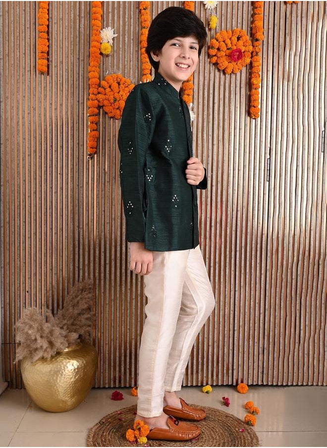 LILPICKS Emroidered Kurta with Pyjama Set  - Image 4