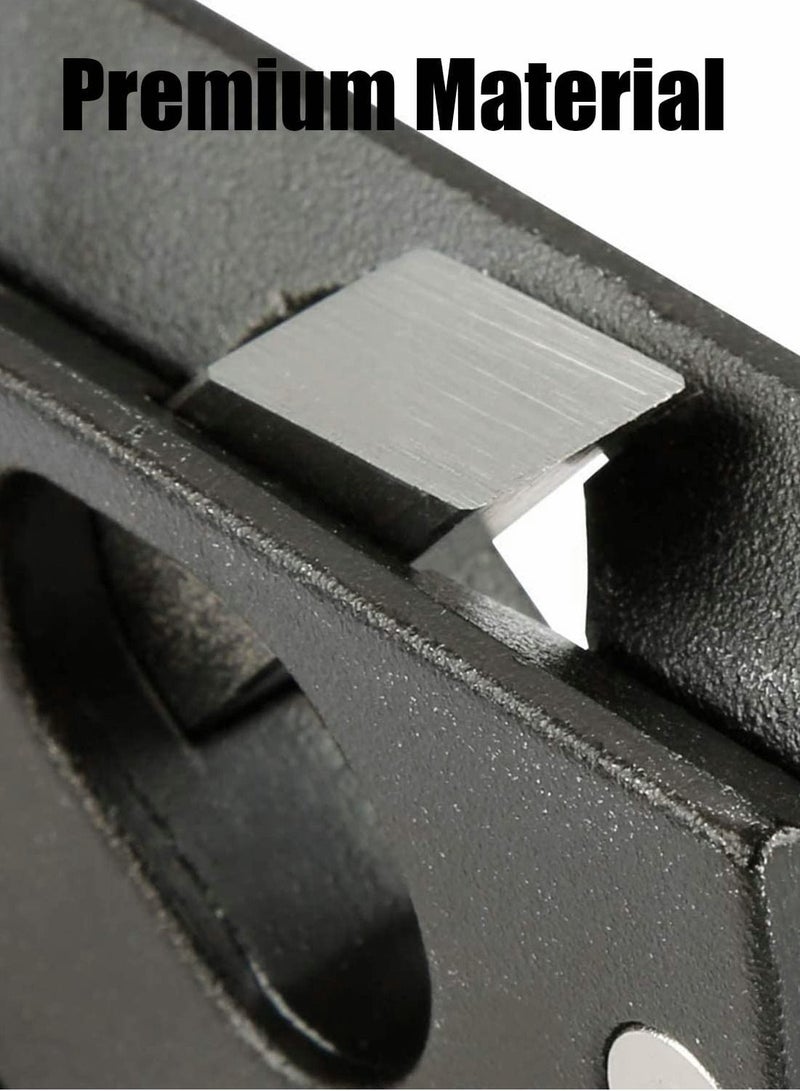 Chamfer Plane for Wood, Woodworking Planer Sharpener, Wood Hand Tools with 45 Degree Flattening and 1/4 Round Cutter - Image 4