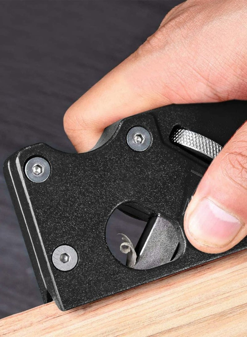 Chamfer Plane for Wood, Woodworking Planer Sharpener, Wood Hand Tools with 45 Degree Flattening and 1/4 Round Cutter - Image 5