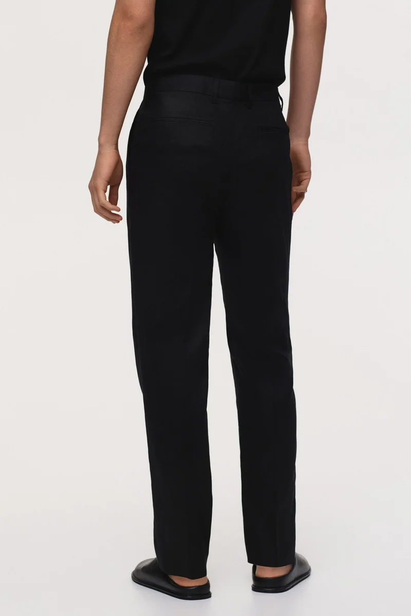 H&M Slim Fit Linen suit trousers