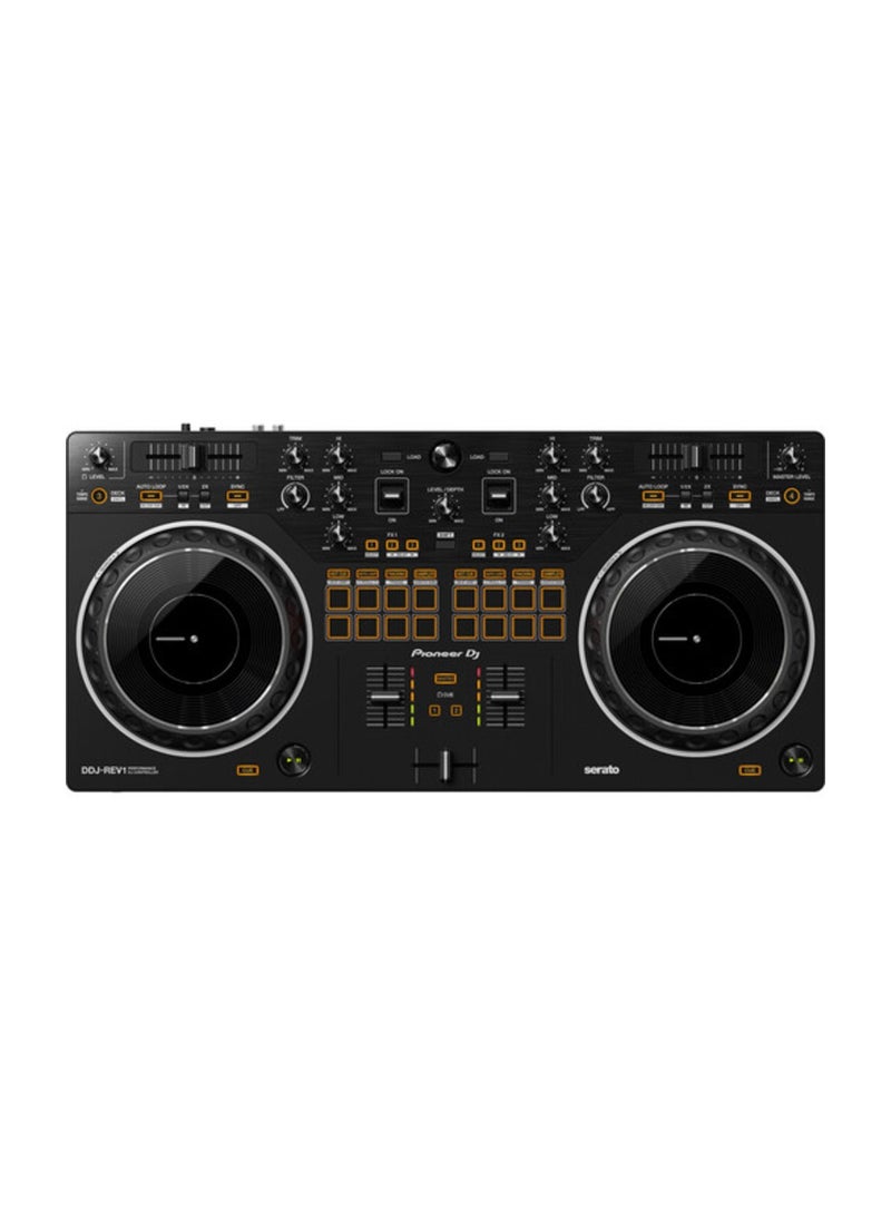 Pioneer DJ DDJ-REV1 Scratch-style 2-channel DJ controller for Serato DJ Lite - Black - Image 2