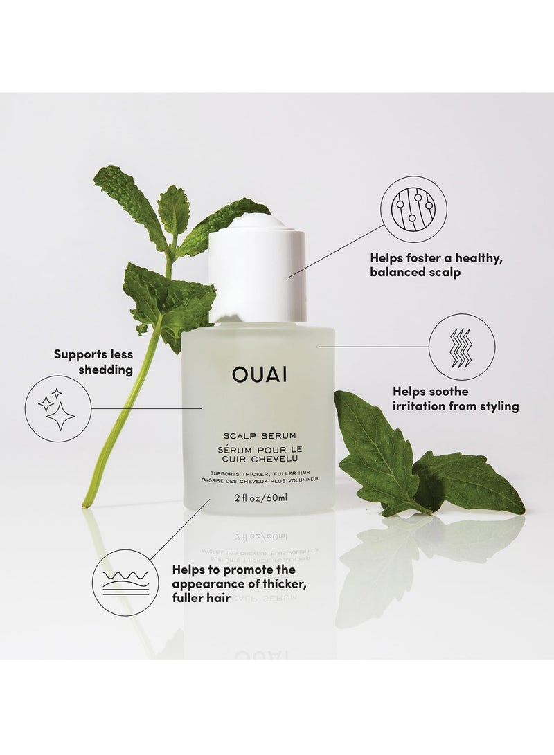 OUAI Scalp Serum for Thicker and Healthier Looking Hair, Balancing, Hydrating Formula for Fuller Looking Hair, 2 Fl Oz - Image 3