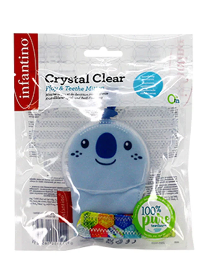 infantino Crystal Clear Play And Teethe Mitten From 0 Months And Above - Multicolour