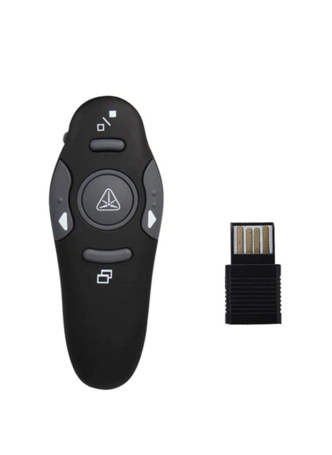 ماركة غير محددة ماوس عرض لاسلكي USB بتردد 2.4GHz، جهاز تحكم عن بعد مع مؤشر ليزر، طراز GC863  - Image 1