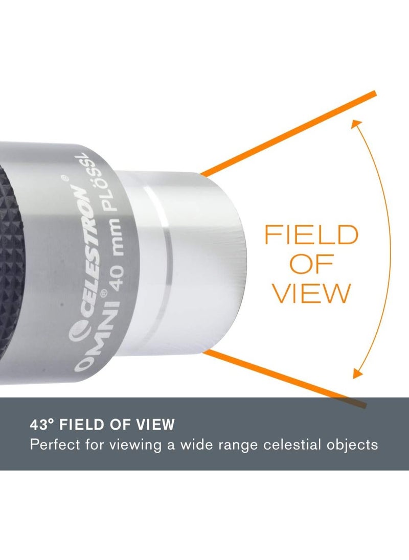 Celestron Celestron 93325 1-1/4-40 mm Omni Series Eyepiece  - Image 2