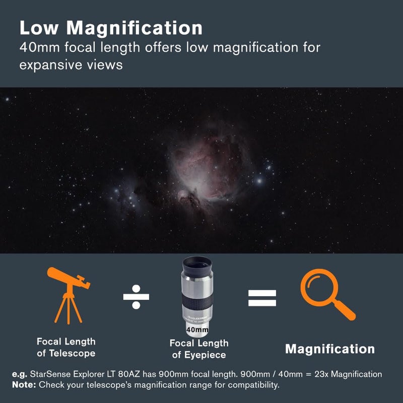 Celestron 93325 1-1/4-40 mm Omni Series Eyepiece - Image 4