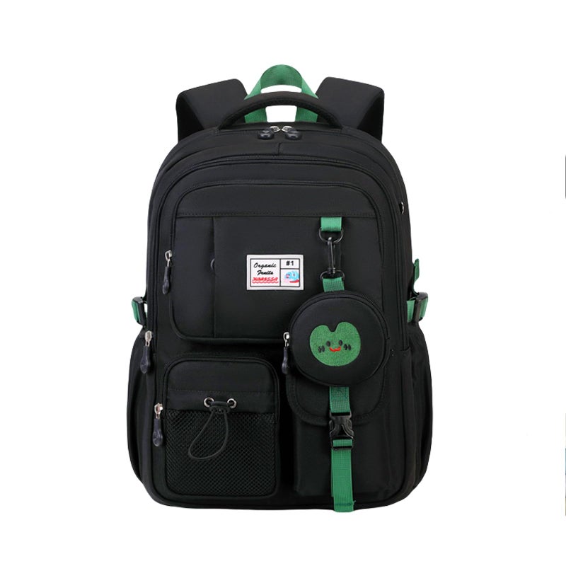 Armbq Large Capacity School Backpack for Girls Boys, Casual Bookbags for Middle School Elementary, Kids Outdoor Travel Daypack with Coin Purse - Image 1