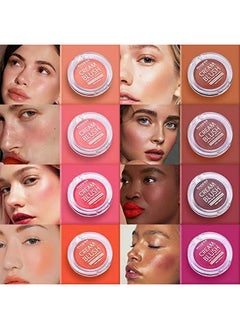 Phoera PHOERA Makeup Face Cheek Blush Cream Matte Blusher Super blend-able Sweat-Resistant Pressed Foundation Non_Greasy Palette (102 PEACH)  - Image 3