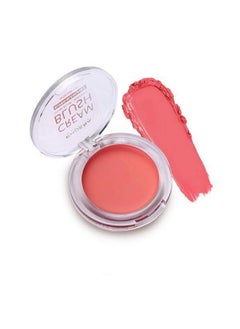 Phoera PHOERA Makeup Face Cheek Blush Cream Matte Blusher Super blend-able Sweat-Resistant Pressed Foundation Non_Greasy Palette (102 PEACH)  - Image 1