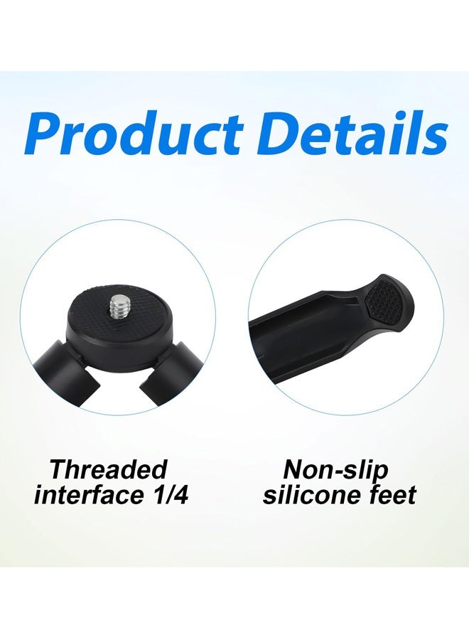 Mini Tripod for DJI Osmo Pocket 3 2 Camera, Portable Tripod Stand for Desktop Tabletop Tripod Mount for Selfie Stick Various Filming Equipment Accessories (Black) - Image 3
